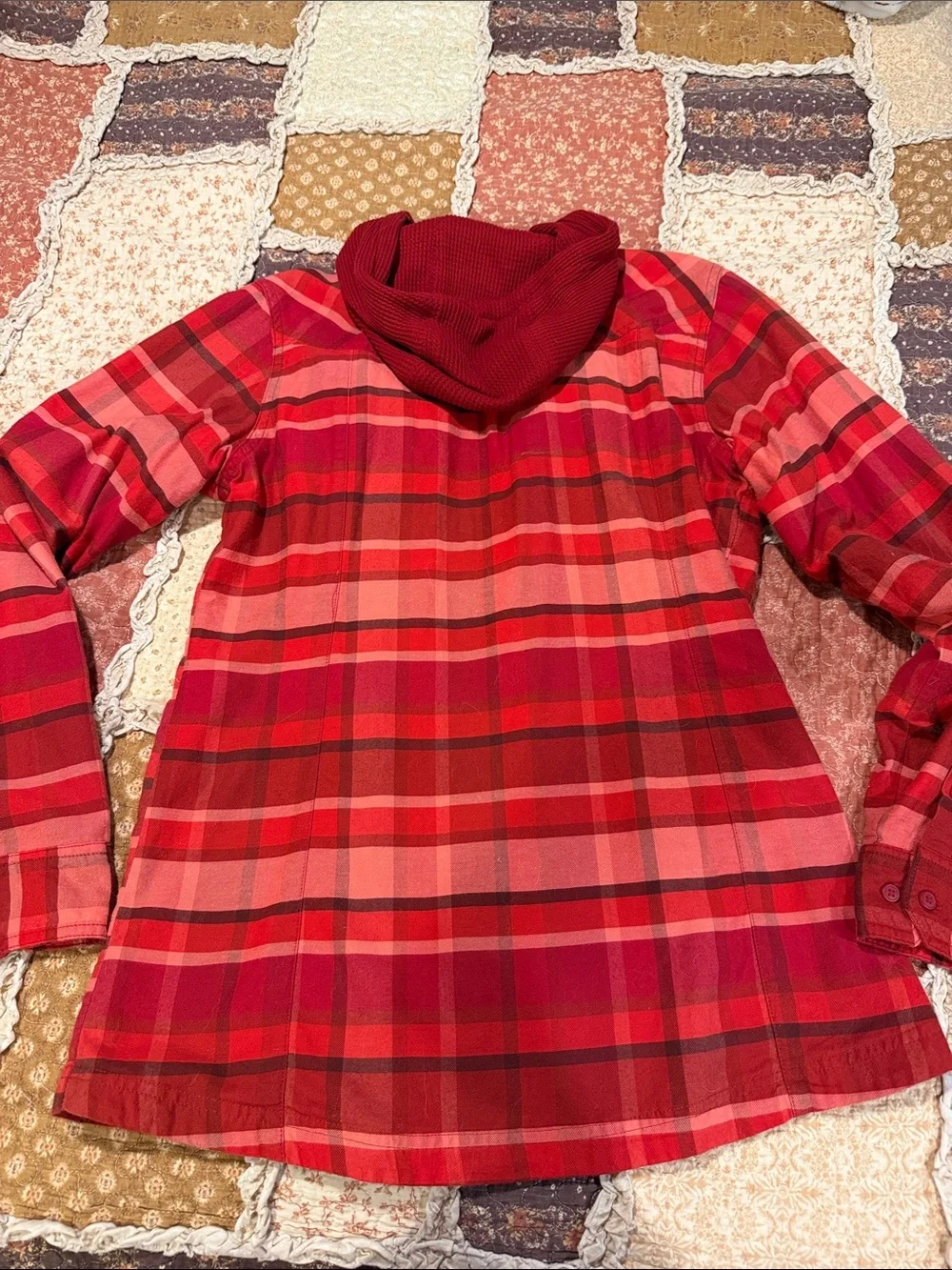 Columbia flannel plaid jacket